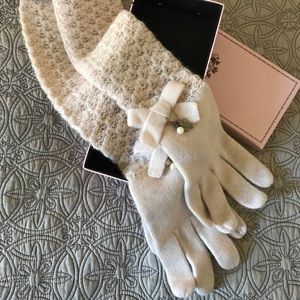 Juicy Couture Long Gloves Faint Pink
